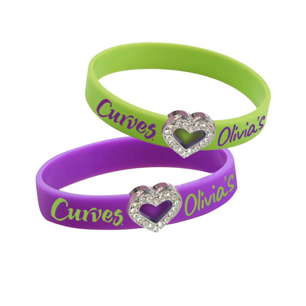 Olivia's Walk for Wellness Silicone Bracelet Set